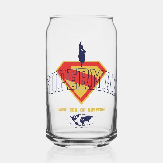 Laatste zoon van Krypton Emblem Blikvorm Glas (Voorkant)