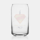 Laatste zoon van Krypton Emblem Blikvorm Glas (Achterkant)