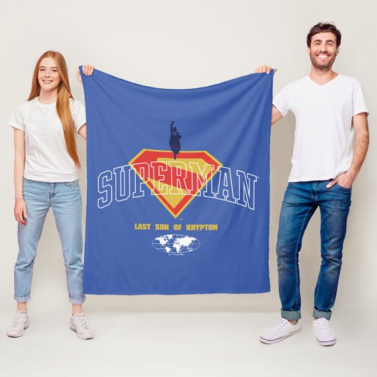 Laatste zoon van Krypton Emblem Fleece Deken (In situ)