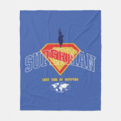 Laatste zoon van Krypton Emblem Fleece Deken (Voorkant)