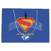 Laatste zoon van Krypton Emblem Groot Cadeauzakje (Achterkant)