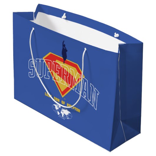 Laatste zoon van Krypton Emblem Groot Cadeauzakje (Achterkant Gekanteld)