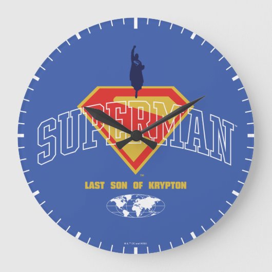 Laatste zoon van Krypton Emblem Grote Klok (Voorkant)