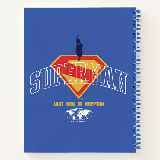 Laatste zoon van Krypton Emblem Notitieboek (Achterkant)