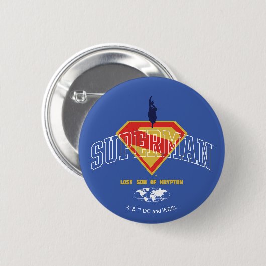 Laatste zoon van Krypton Emblem Ronde Button 5,7 Cm (Voorkant /achterkant)