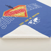 Laatste zoon van Krypton Emblem Sherpa Deken (3/4)