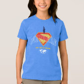Laatste zoon van Krypton Emblem Tri-Blend Shirt (Voorkant)