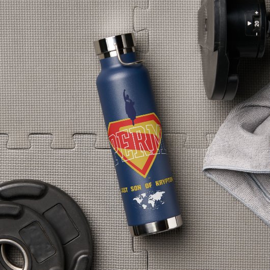 Laatste zoon van Krypton Emblem Waterfles (Gym)