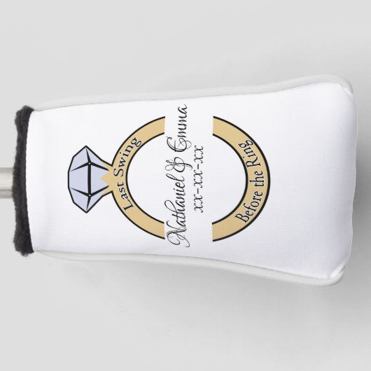 Laatste Zwang voor de Huwelijk, Meidenavondfeestje Golfheadcover (Voorkant)