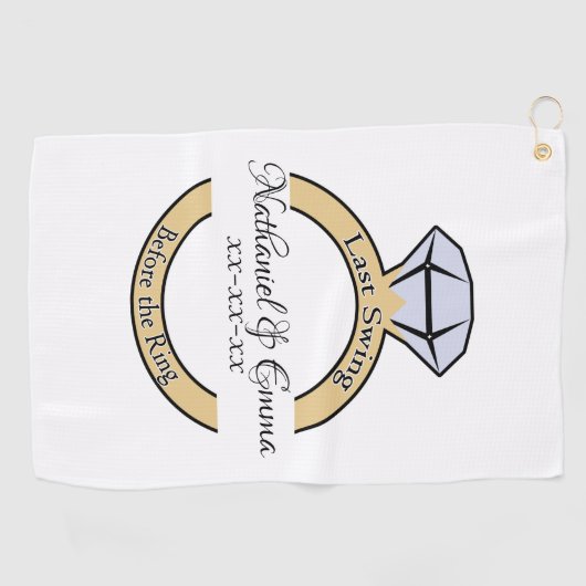 Laatste Zwangerschap Voor Het Huwelijk, Meidenavon Golfhanddoek (Horizontaal)