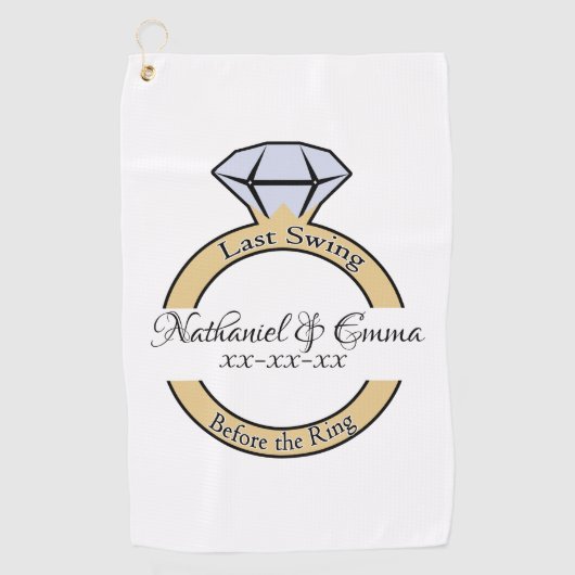 Laatste Zwangerschap Voor Het Huwelijk, Meidenavon Golfhanddoek (Voorkant)