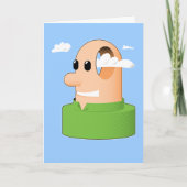 laattijdige begroeting kaart (Voorkant)