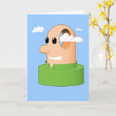 laattijdige begroeting kaart (Gele Bloem)