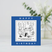 Laattijdige benoeming van de arts - betere Cartoon Kaart (Staand voorkant)