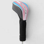 #LaatZeSpelen Transgender Atleten Trans Vlag Golfheadcover (Schuin)