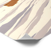 Laax Skigebied Reisposter Poster (Hoek)