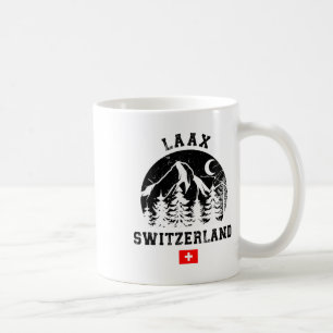 Laax Zwitserland Skigebied Alpen Alpine Skiën Zwem Koffiemok