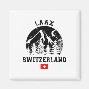 Laax Zwitserland Skigebied Alpen Alpine Skiën Zwem Magneet