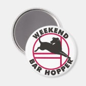 Lab Agility Weekend Bar Hopper Magneet (Voorkant / Achterkant)