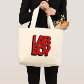 LAB BOY BIG RED LABORATORY GROTE TOTE BAG (Voorkant (product))