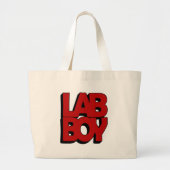 LAB BOY BIG RED LABORATORY GROTE TOTE BAG (Voorkant)