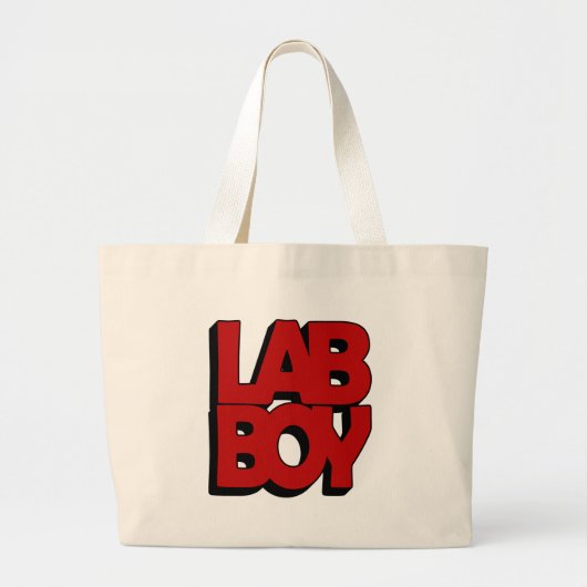 LAB BOY BIG RED LABORATORY GROTE TOTE BAG (Voorkant)