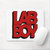 LAB BOY BIG RED LABORATORY MUISMAT (Met muis)