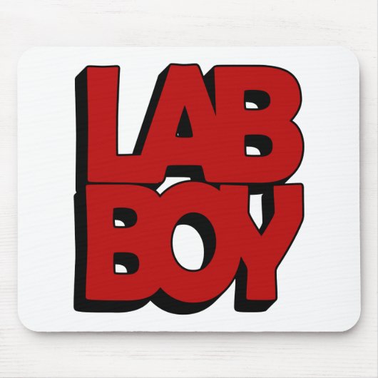 LAB BOY BIG RED LABORATORY MUISMAT (Voorkant)