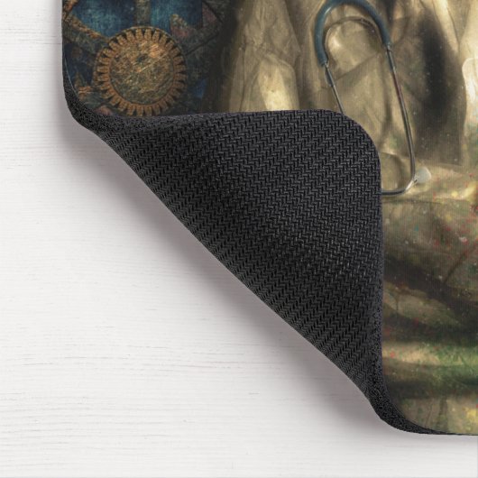 Lab Cat Steampunk Muismat (Hoek)