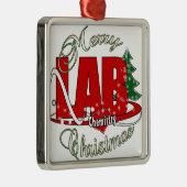 LAB CHEMISTRY CHRISTMAS METALEN ORNAMENT (Rechts)