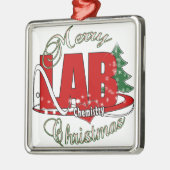 LAB CHEMISTRY CHRISTMAS METALEN ORNAMENT (Links)