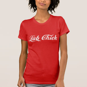 Lab Chick Script T-shirt