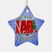 LAB CHRISTMAS KLINISCHE LABORATORIUMWETENSCHAP KERAMISCH ORNAMENT (Rechts)