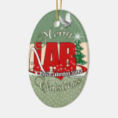 LAB CHRISTMAS KLINISCHE LABORATORIUMWETENSCHAP KERAMISCH ORNAMENT (Links)