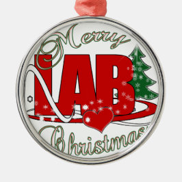 LAB CHRISTMAS LABORATORY METALEN ORNAMENT