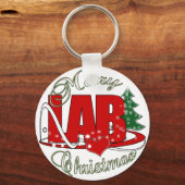 LAB CHRISTMAS LABORATORY SLEUTELHANGER (Voorkant)
