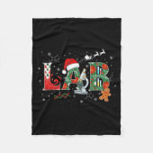 Lab Christmas Laboratory Technician Science Xmas S Fleece Deken (Voorkant)