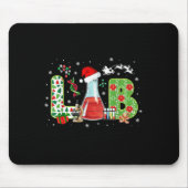 Lab Christmas Laboratory Technician Science Xmas S Muismat (Voorkant)