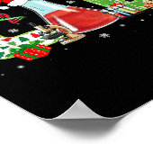 Lab Christmas Laboratory Technician Science Xmas S Poster (Hoek)