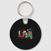 Lab Christmas Laboratory Technician Science Xmas S Sleutelhanger (Voorkant)