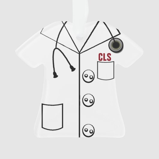 LAB COAT CLS ORNAMENT CHRISTMAS () (voorkant)