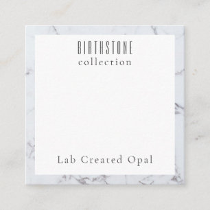 Lab Creëer Opal Ketting Packaging Kaart