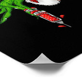 Lab Crew Nurse Merry Christmas Laboratory Xmas Paj Poster (Hoek)