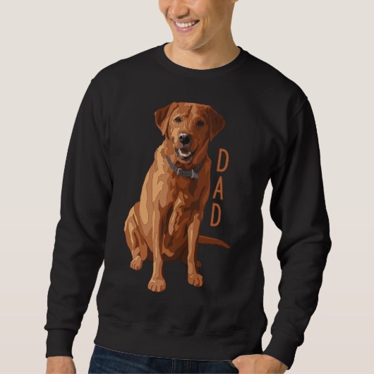 Lab Dad Fox Red Labrador Retriever Dog Trui (Voorkant)