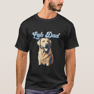 Lab Dad Labrador Pa Hondenliefhebber T-Shirt met l