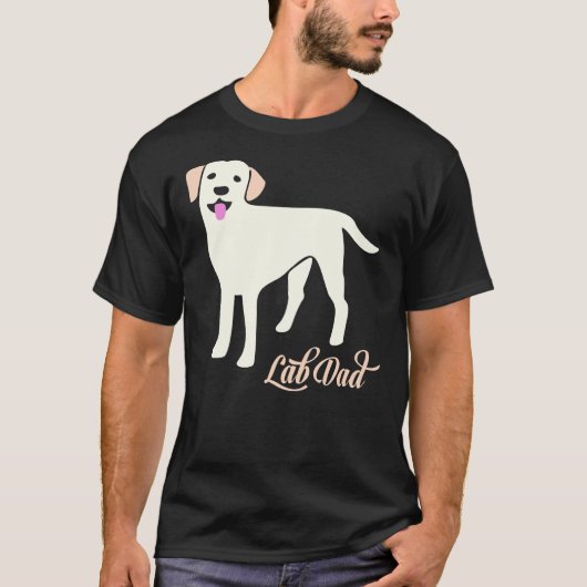 Lab Dad Labrador Retriever T-shirt (Voorkant)