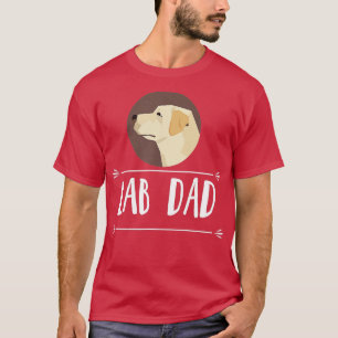 Lab Dad Yellow Labrador Retriever Dog Gift T-shirt