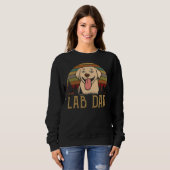 Lab Dad Yellow Labrador Retriever  Trui (Voorkant volledig)