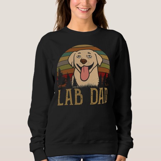 Lab Dad Yellow Labrador Retriever  Trui (Voorkant)
