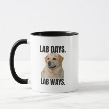 Lab Dagen Lab Manieren – Gele Labrador Koffie